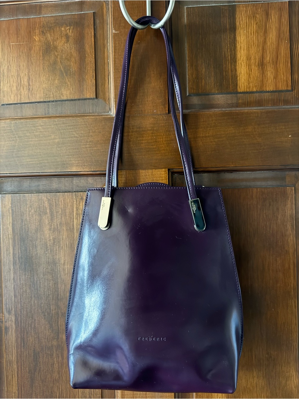 FredericT Leather Shoulder Handbag
Backpack, Aubergine